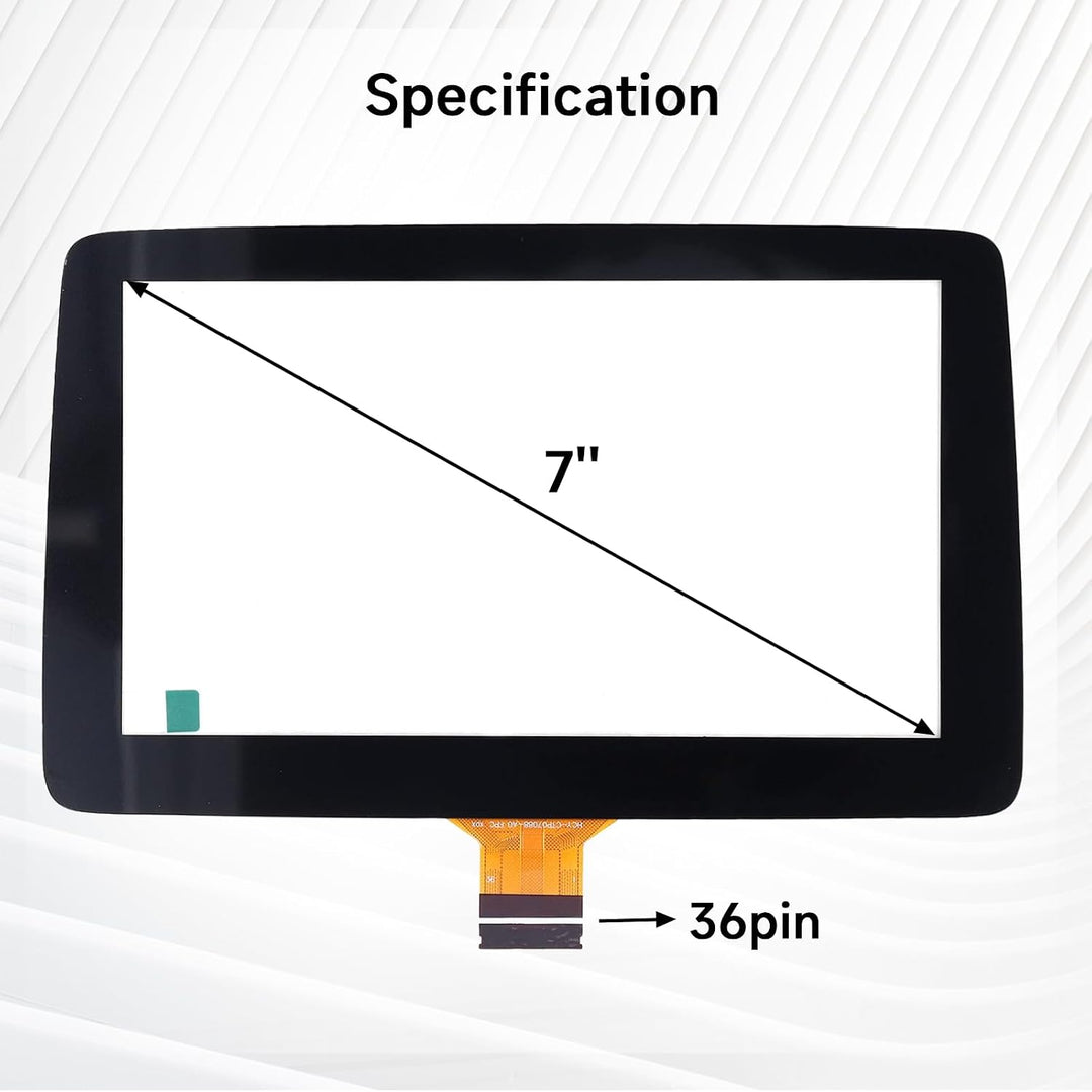 7 Zoll Touchscreen für Mazda 3 2014‑2016, Touchscreen Digitizer, Touchscreen Display Glas Acryl Tran
