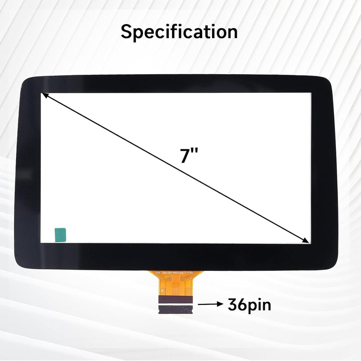 7 Zoll Touchscreen für Mazda 3 2014‑2016, Touchscreen Digitizer, Touchscreen Display Glas Acryl Tran