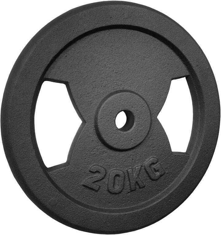 POWER-XTREME Hantelscheiben | Gewichtsscheiben | Gusseisen | 30/31 mm | mit Griffen | Grössenauswahl