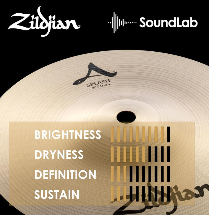 Zildjian A Zildjian Series - 8" Splash Cymbal 8 Zoll Splash, 8 Zoll Splash