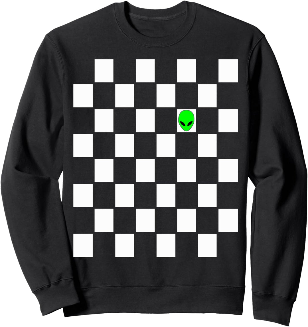 Alien Ska Musik Punk Schachbrett Sweatshirt