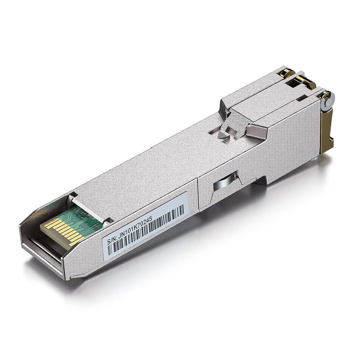 10Gtek [2 Stück] HP Kompatibel 1G SFP RJ45 Transceiver J8177B/ J8177C, 1000Base-T Kupfer Modul, bis