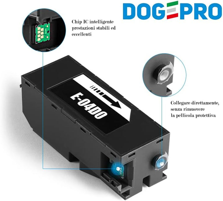 2er Pack 04D0 C13T04D000 Wartungsbox kompatibel mit Epson EcoTank ET-7700 ET-7750 L7188