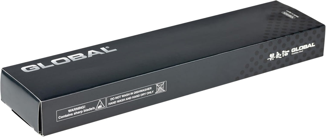 Global Knives G-13 gebogene Tranchiergabel, 30 cm, Cromova-18- Edelstahl