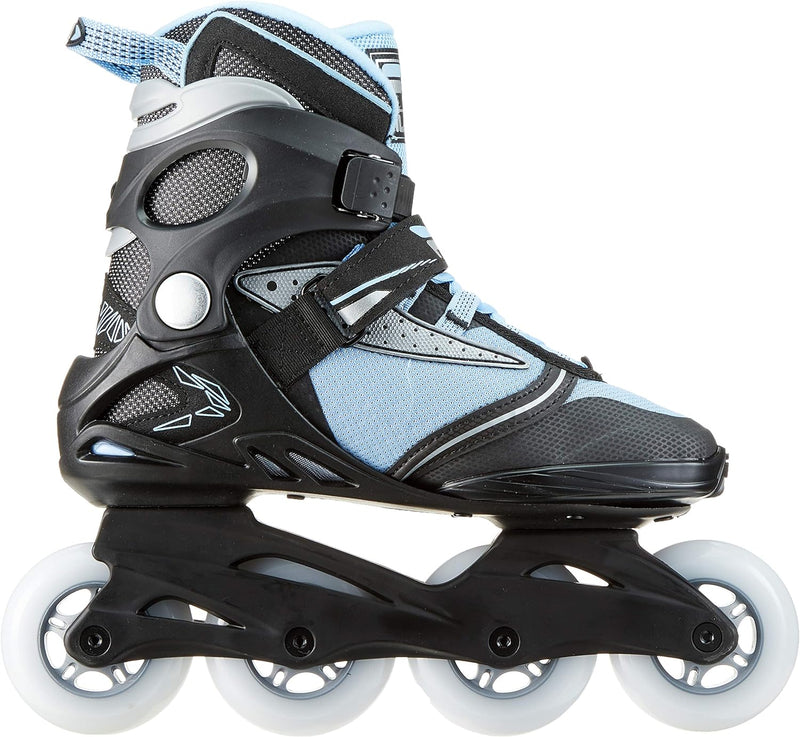 FILA Damen Legacy Comp Lady Inline Skate 40.5 BLACK/LBLUE, 40.5 BLACK/LBLUE