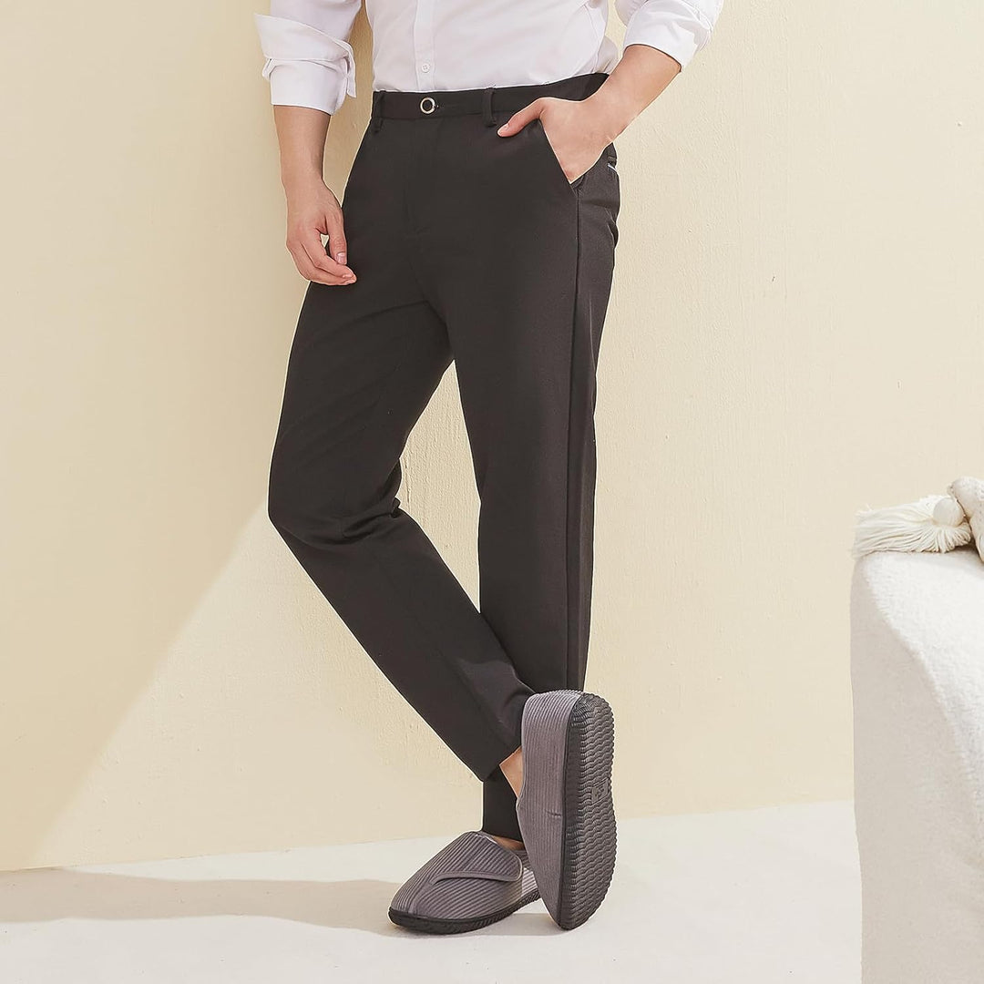 Git-up Herren Diabetiker Hausschuhe Schuhe Arthritis Ödem Verstellbare Verschluss Memory Foam Haussc