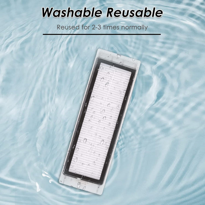 (12 Stück) HEPA-Filter kompatibel mit Roborock S6 Pure S6 E4 S4 Max S6 MaxV S5 S5 Max S4 E2 E3 E5 E2
