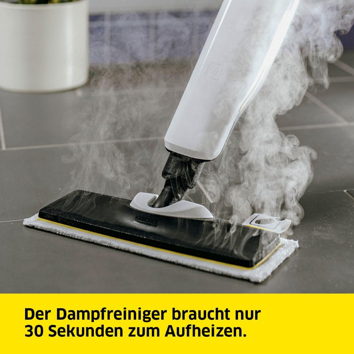 Kärcher Dampfreiniger SC 2 Upright, Aufheizzeit: 30 s, Flächenleistung: ca. 50 m², Tank: 0,4 l, Heiz