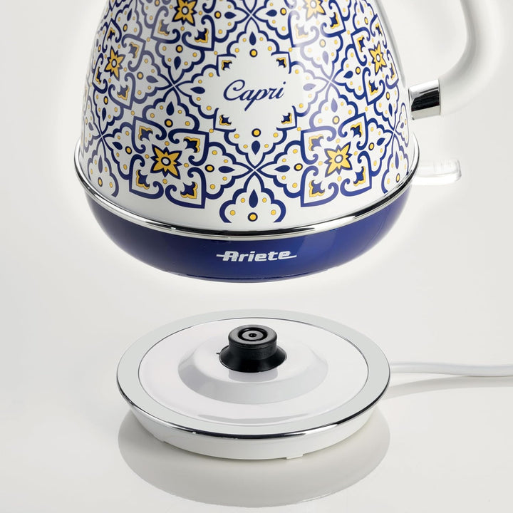 Ariete Wasserkocher 2869, Capri ‎blau und Weiss, ‎blau und Weiss