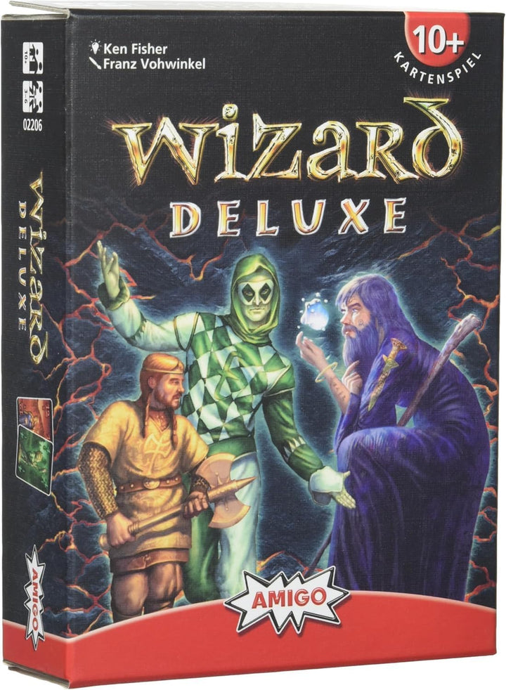 AMIGO 02206 Kartenspiel Wizard Deluxe, bunt Spiel + Freizeit 01750 - Druids Bundle mit Freizeit 0175