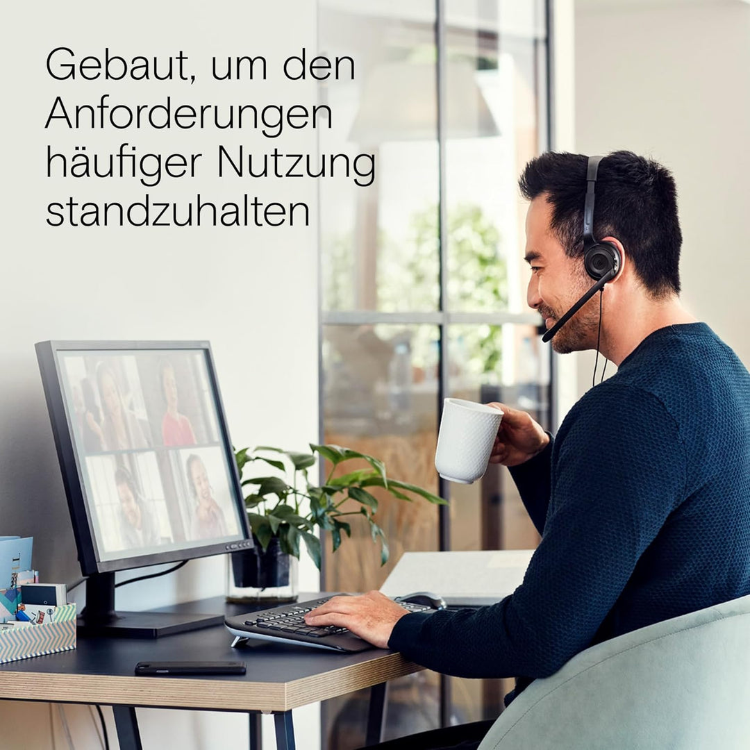 EPOS PC 3 Chat - Langlebiges On-Ear Headset PC, Kopfhörer mit Kabel, Rauschunterdrückendes Mikrofon,