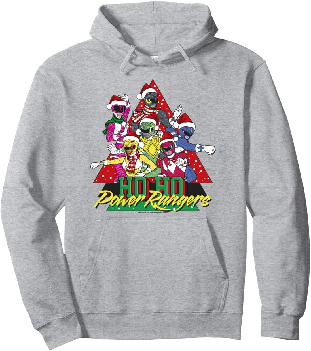 Power Rangers Christmas Ho Ho Power Rangers Pullover Hoodie