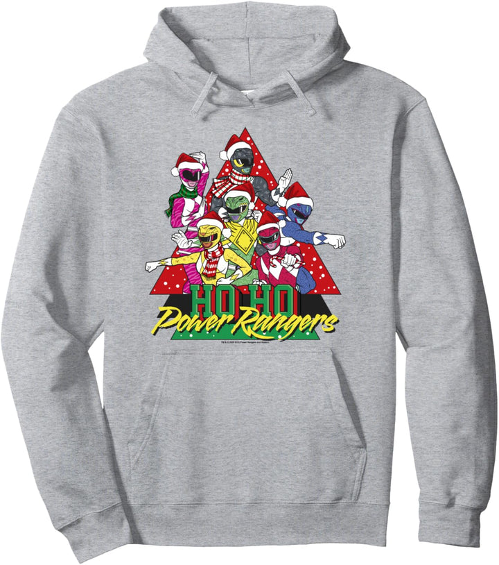 Power Rangers Christmas Ho Ho Power Rangers Pullover Hoodie