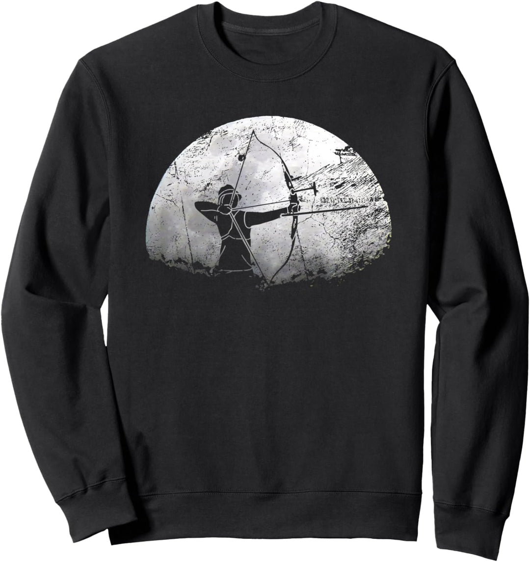 Recurvebogen Bogenschiessen Bogenschütze Sweatshirt