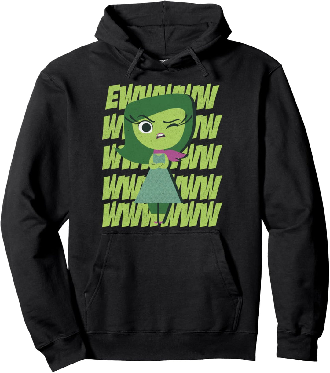 Disney Pixar Inside Out Disgust Eww Text Poster Pullover Hoodie
