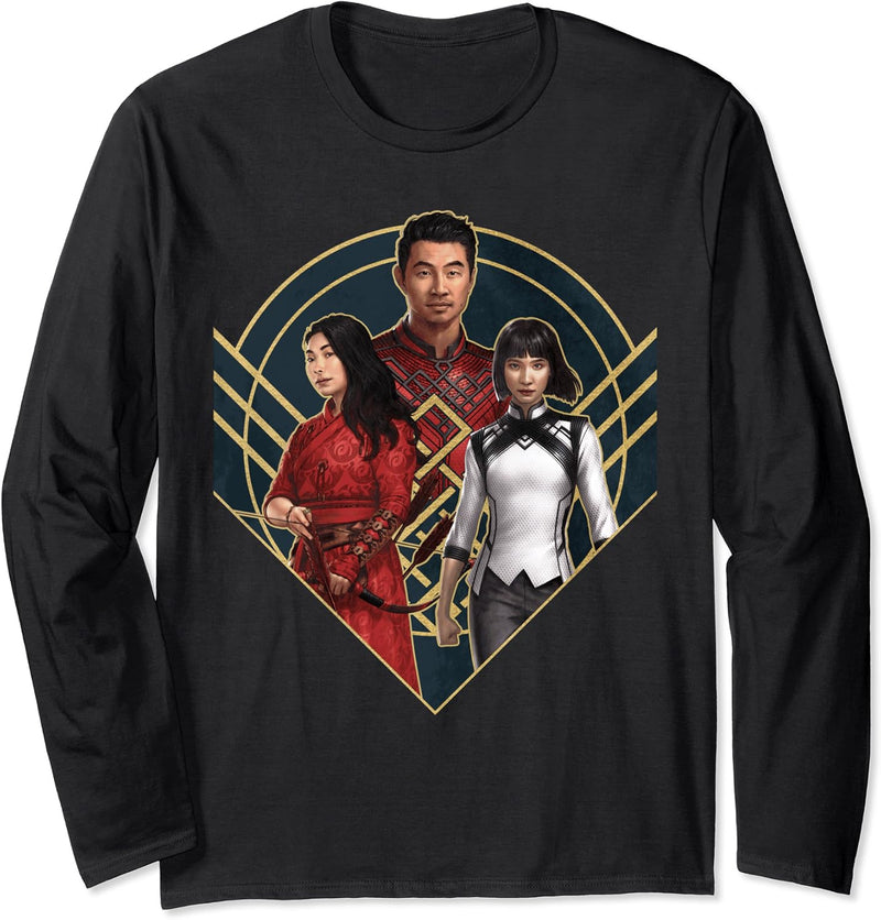 Marvel Shang-Chi and the Legend of the Ten Rings Characters Langarmshirt