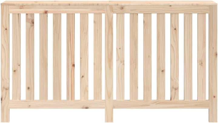 vidaXL Heizkörperverkleidung 153x19x84 cm Massivholz Kiefer Natur 60.2" W x 7.5" D x 33.1" H, Natur