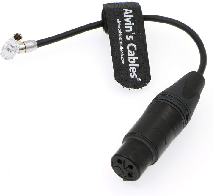 Alvin's Cables 5 Pin 00 Stecker auf Original XLR 3 Pin Buchse Kabel für Z CAM E2 Kamera Rechter Wink