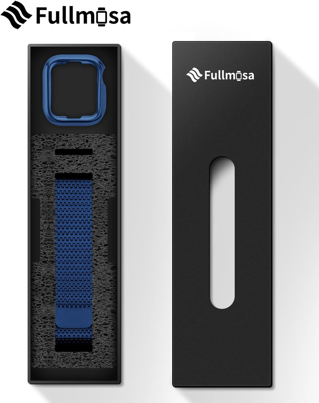 Fullmosa Kompatibel mit Apple Watch Armband Ultra2/Ultra 49mm, Magnetisch Edelstahl Ersatzarmband fü