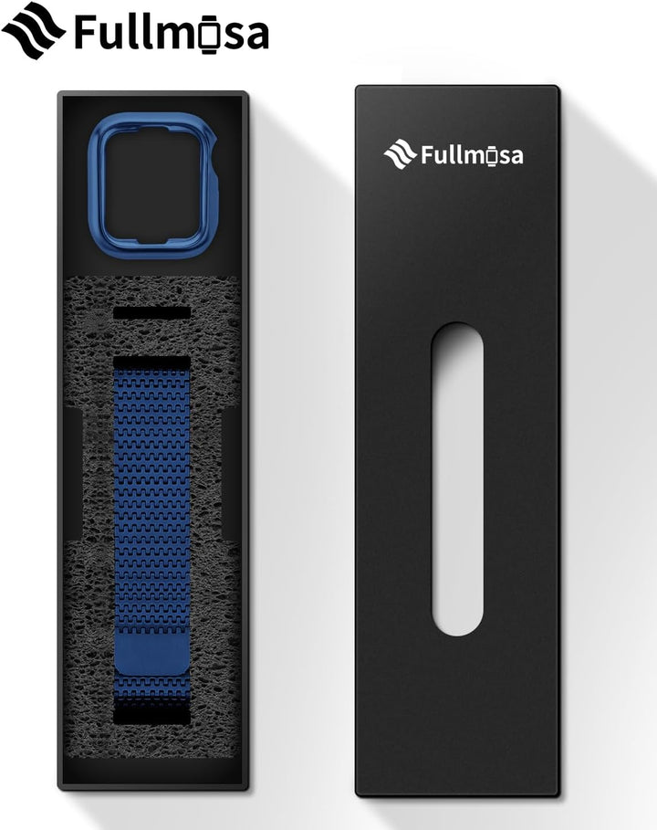 Fullmosa Kompatibel mit Apple Watch Armband Ultra2/Ultra 49mm, Magnetisch Edelstahl Ersatzarmband fü