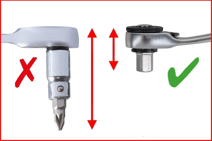 KS Tools 918.3050 1/4" + 11 mm Durchgangs-Steckschlüssel- und Bit-Satz, 31-tlg