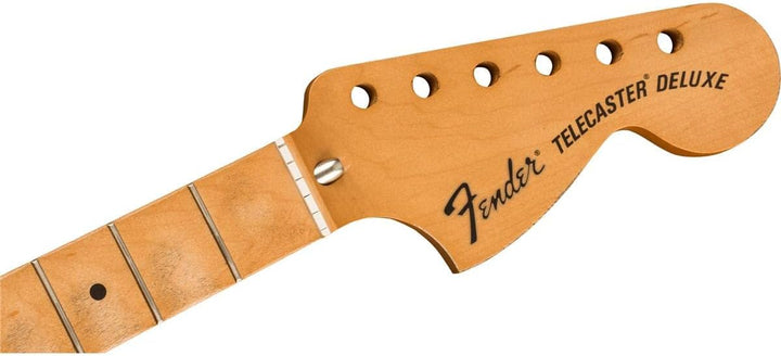 Fender Neck, Road Worn® '70's Telecaster® Deluxe Neck, 21 Medium Jumbo Frets, Maple, C" Shape