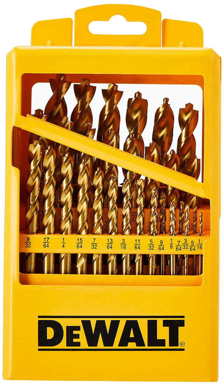 Dewalt dw1369 29 titan pilot-point Bohrer Set