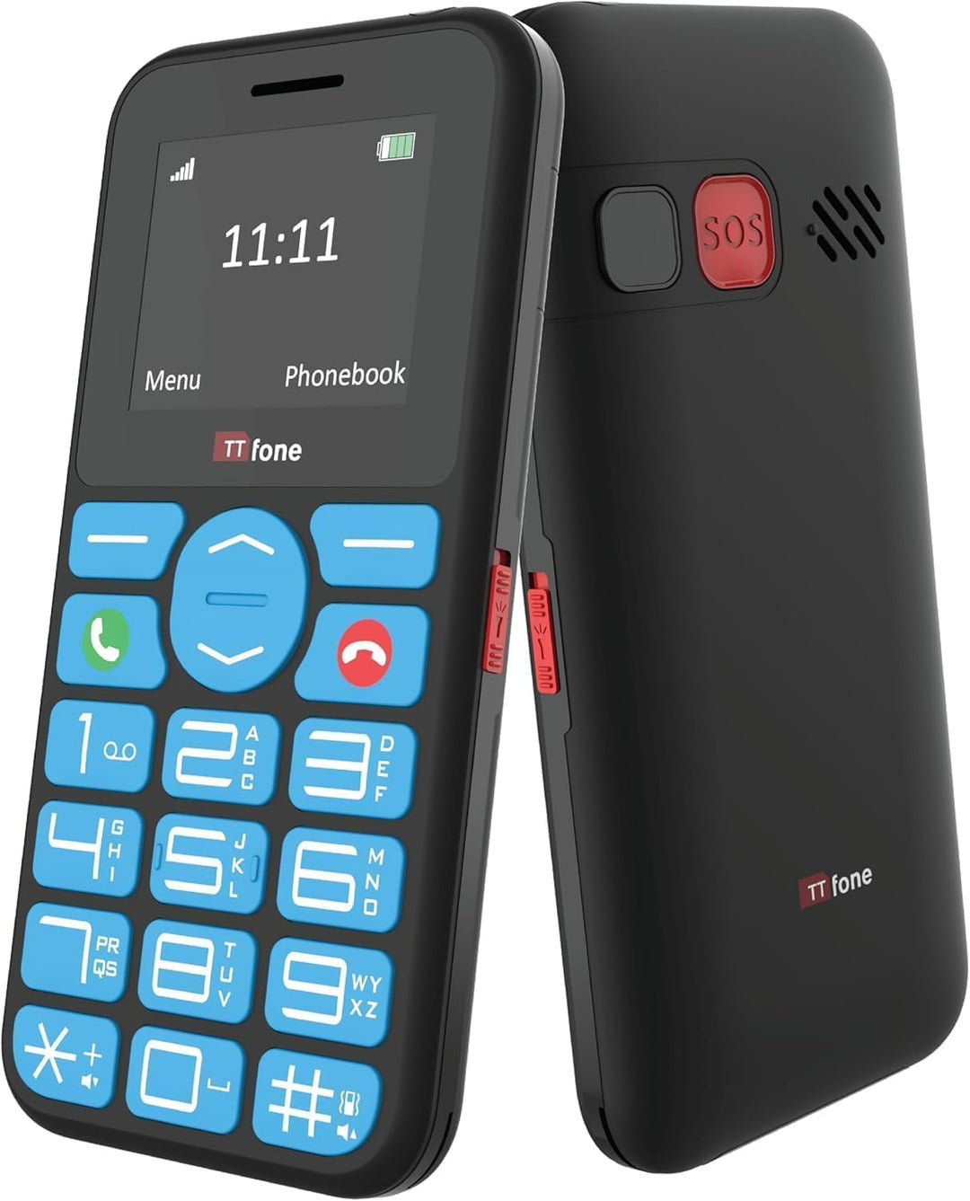 TTfone TT190 Big Button Basic Senior Unlocked Emergency Mobile Phone - Einfach billigstes Telefon, (