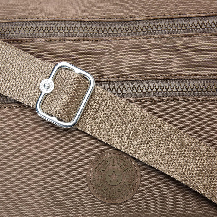 Kipling Alvar, Damen Umhängetasche, Braun (True Beige), 15x24x45 cm (W x H x L), True Beige