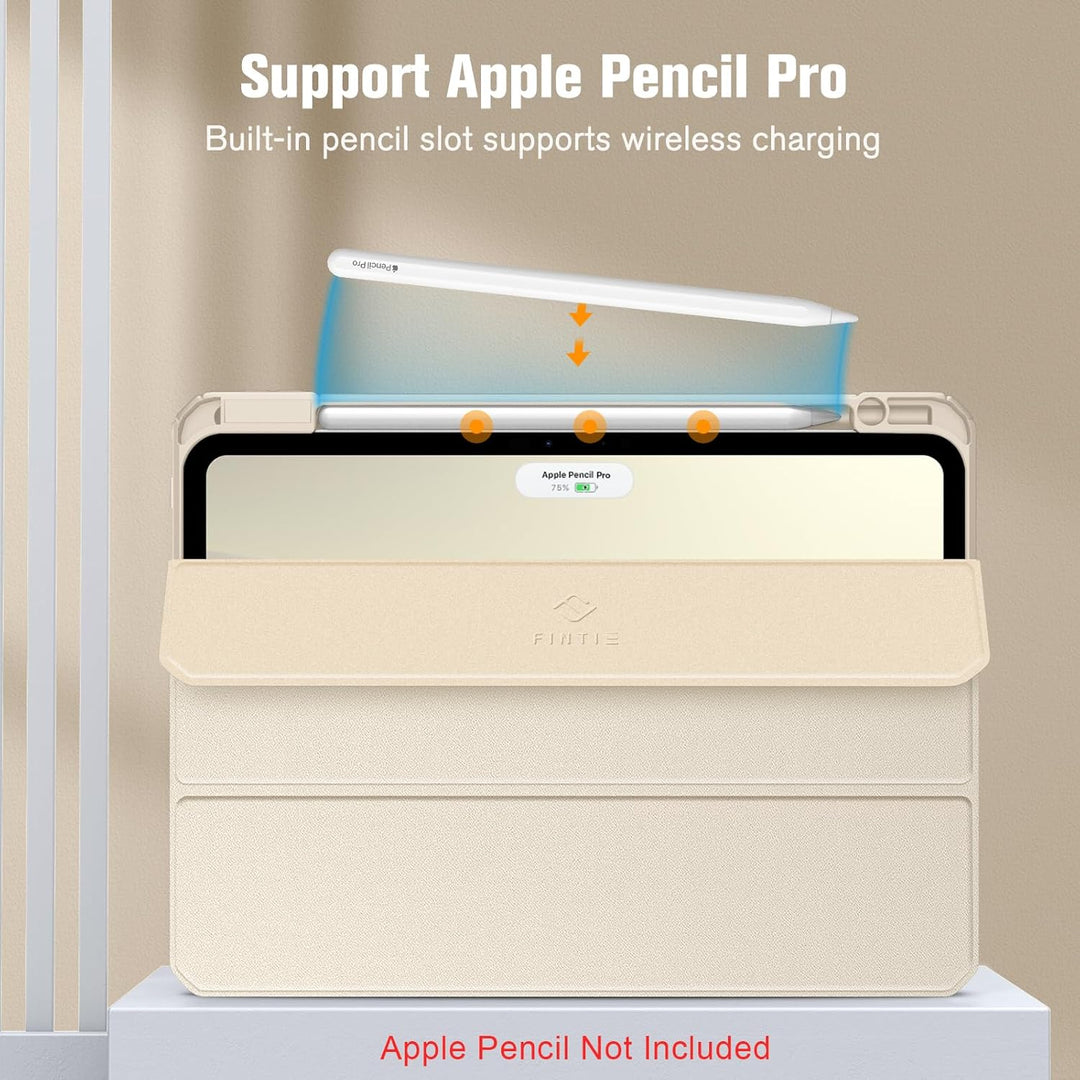 Fintie Hybrid Hülle für iPad Pro 11 Zoll (M5/M4) 2025/2024 mit Stifthalter - Stossfeste Schutzhülle
