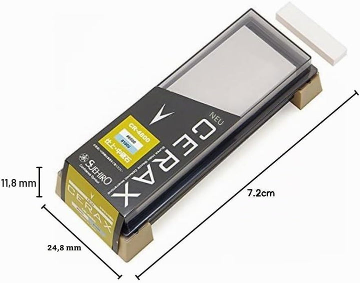 Suehiro Cerax CR-4800 Kombinations-Schleifstein, # 6000/# 1000 (WA), Einweichstein CR-4800 (#1000/#6