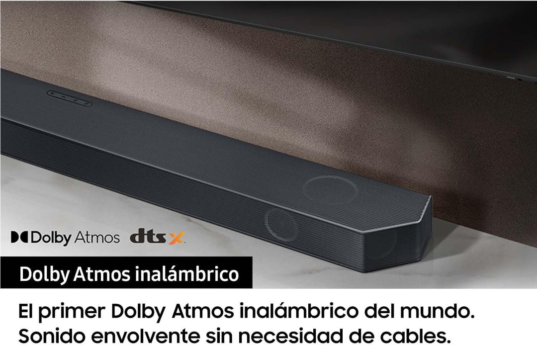 SAMSUNG Soundbar HW-Q990C/ZF - Dolby Atmos Wireless, Q-Symphony Gen II, 11.1.4 Kanäle, SpaceFit Soun