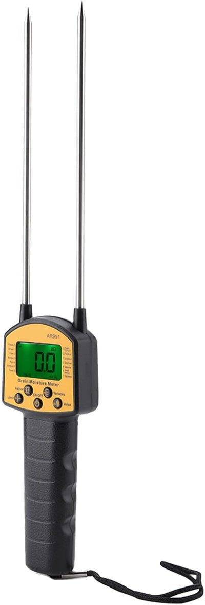 Getreidefeuchtetester, Getreidefeuchtemessgerät, SMART SENSOR AR991 Digitales LCD-Getreidefeuchtemes