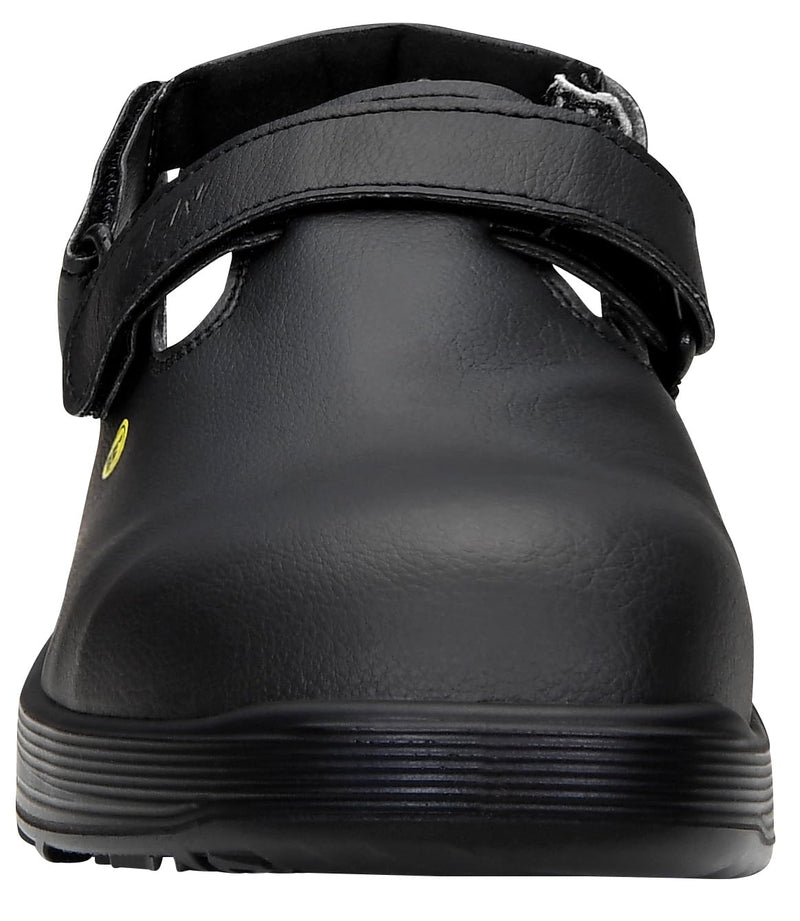 ELTEN Clog Michel Black ESD OB, Damen und Herren, Textil, leicht, klassisch, Schwarz 44 EU, 44 EU