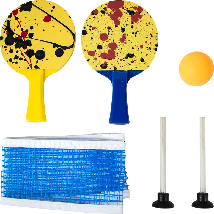 Sunflex Erwachsene Tischtennis-Set mini Mini, Mehrfarbig, M, 20104