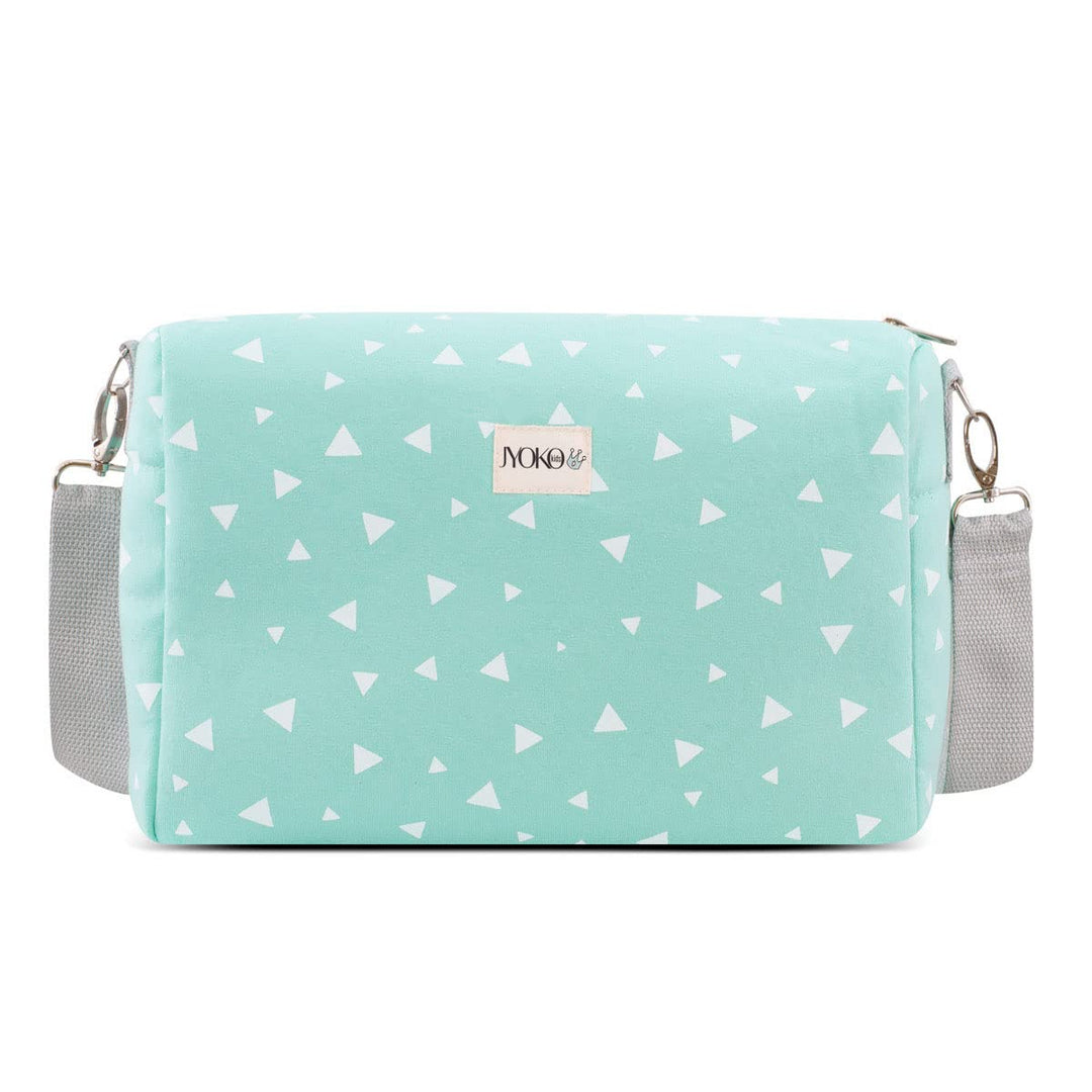 JYOKO KIDS Kinderwagentasche + Wickeltisch, Gestrickter Stoff, Baby Tasche Kinderwagen Organizer (kl
