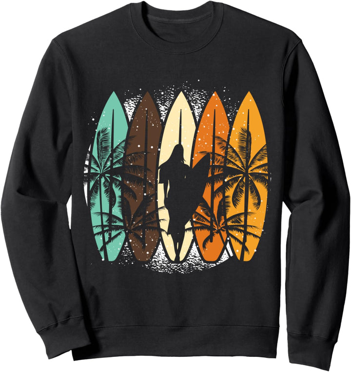 Surfing Hobby Surfer Wassersport Sommerurlaub Surfen Sweatshirt