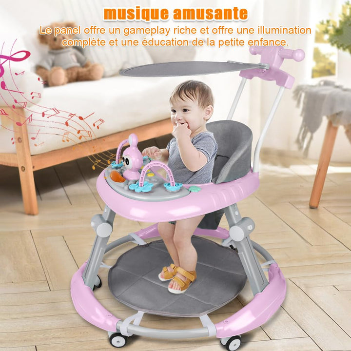 OHMG 3-in-1 Lauflernhilfe für Babys, mitwachsend, Mädchen & Jungen, Lauflernhilfe für Babys, mit Uni