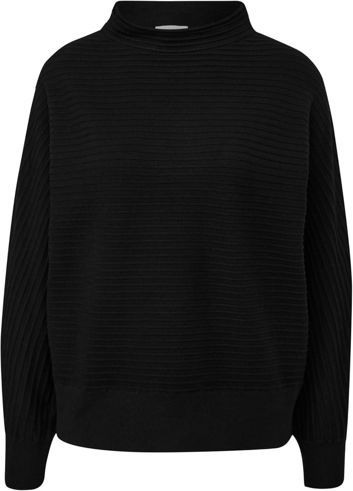 s.Oliver Strickpullover mit Fledermausärmeln 38 Schwarz 9999, 38 Schwarz 9999
