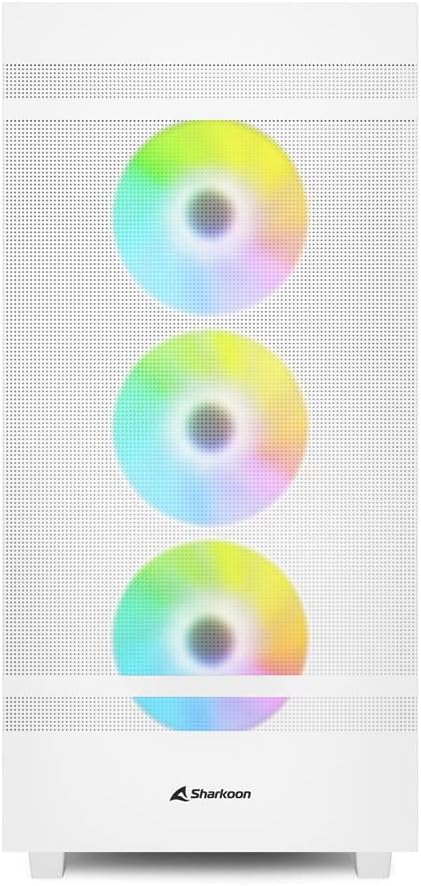 Sharkoon Rebel C50 RGB, ATX PC-Gehäuse, Weiss