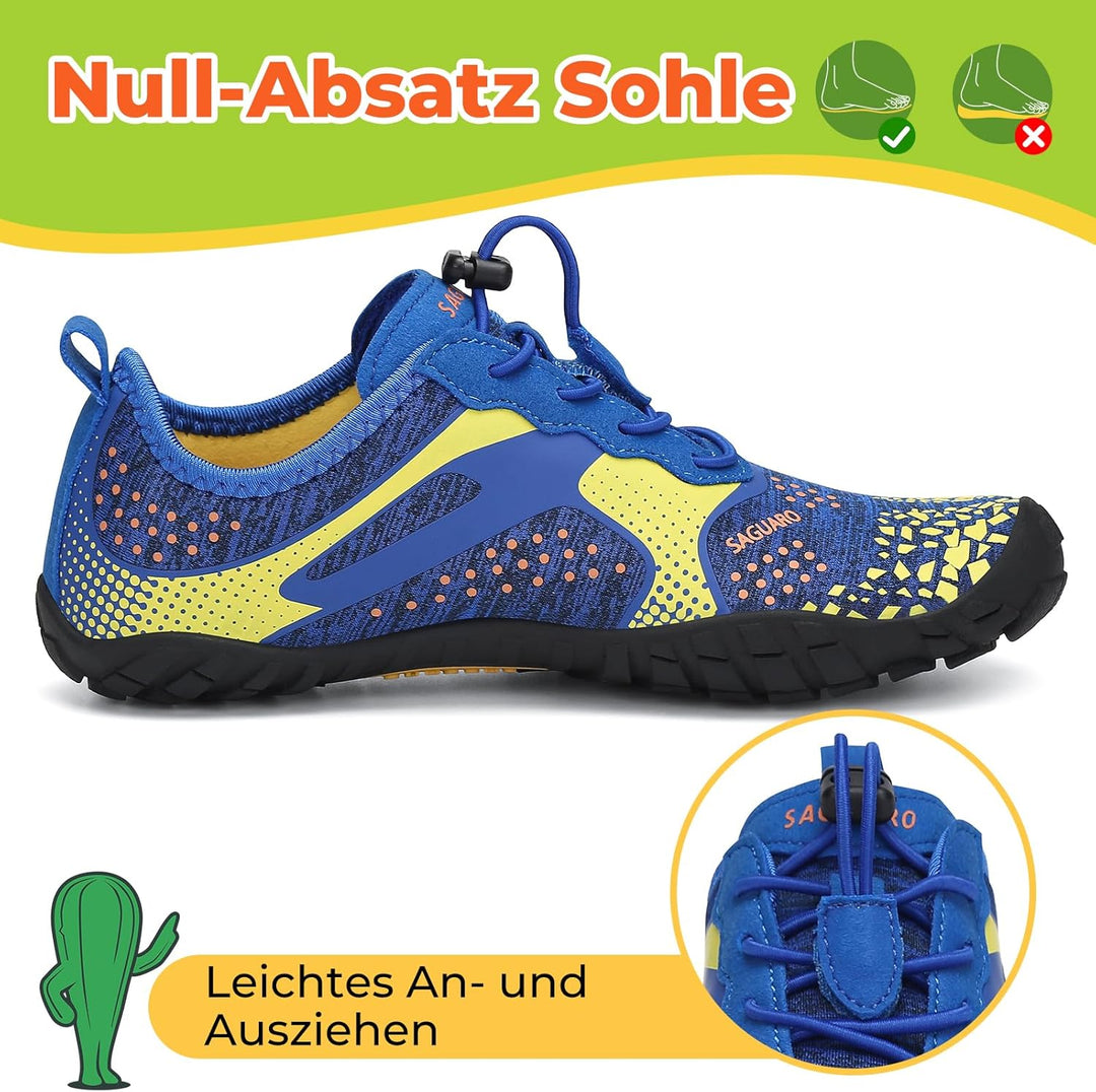 SAGUARO Barfussschuhe Kinder Barfussschuhe Schnell Trocknend Badeschuhe für Jungen Mädchen Gr.24-36,