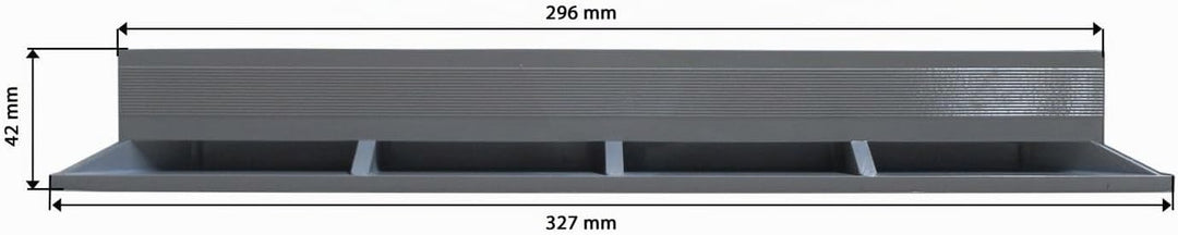 Marley Schachtdeckel mit Rahmen 30x30cm für Einlaufschacht Schachtabdeckung Kanaldeckel PVC