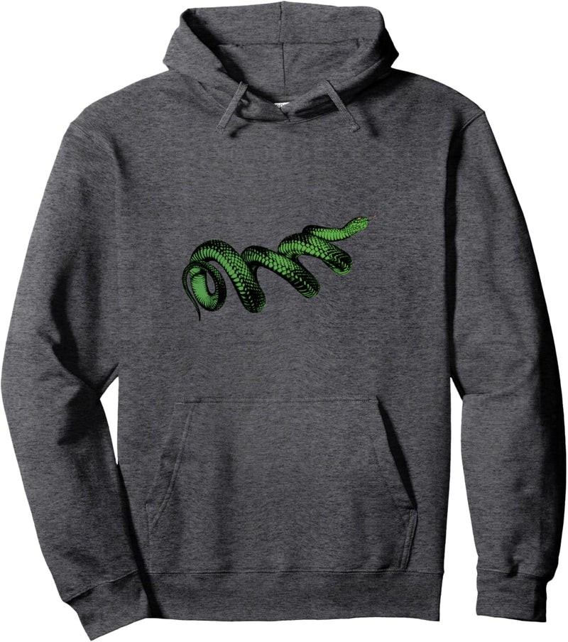 Grüne Schlange Pullover Hoodie