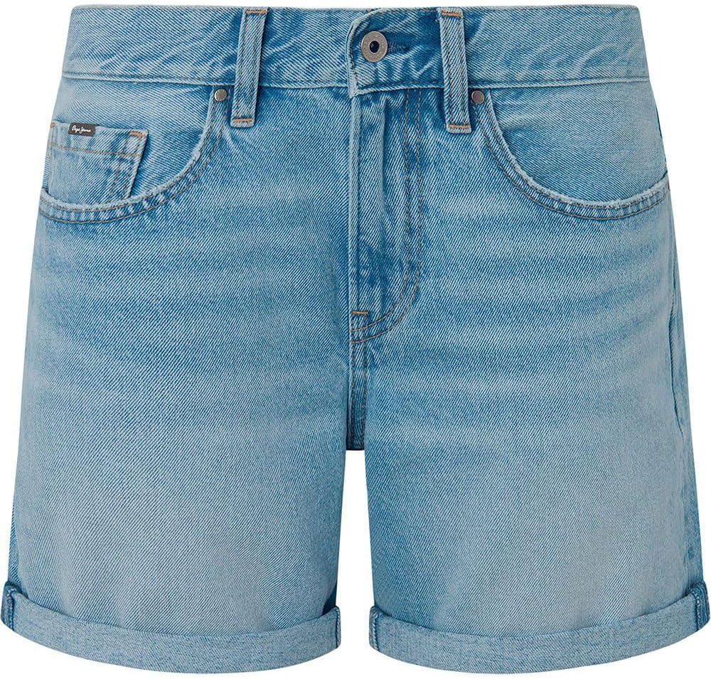 Pepe Jeans Damen Mable Denim Shorts 25W Blue (Denim-pe7), 25W Blue (Denim-pe7)