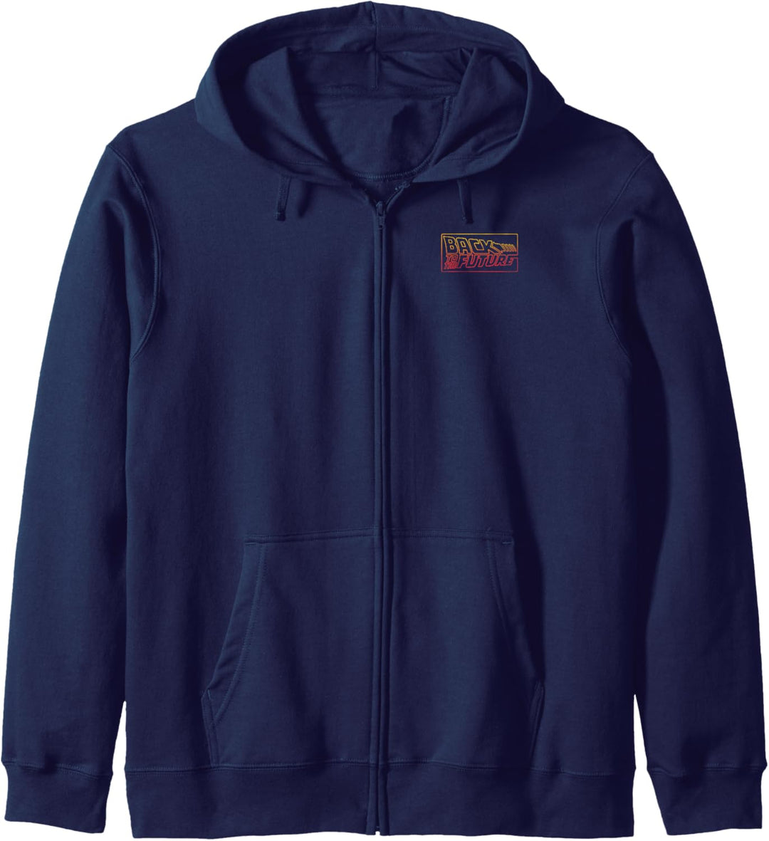 Back To The Future Gradient Neon Pocket Logo Kapuzenjacke
