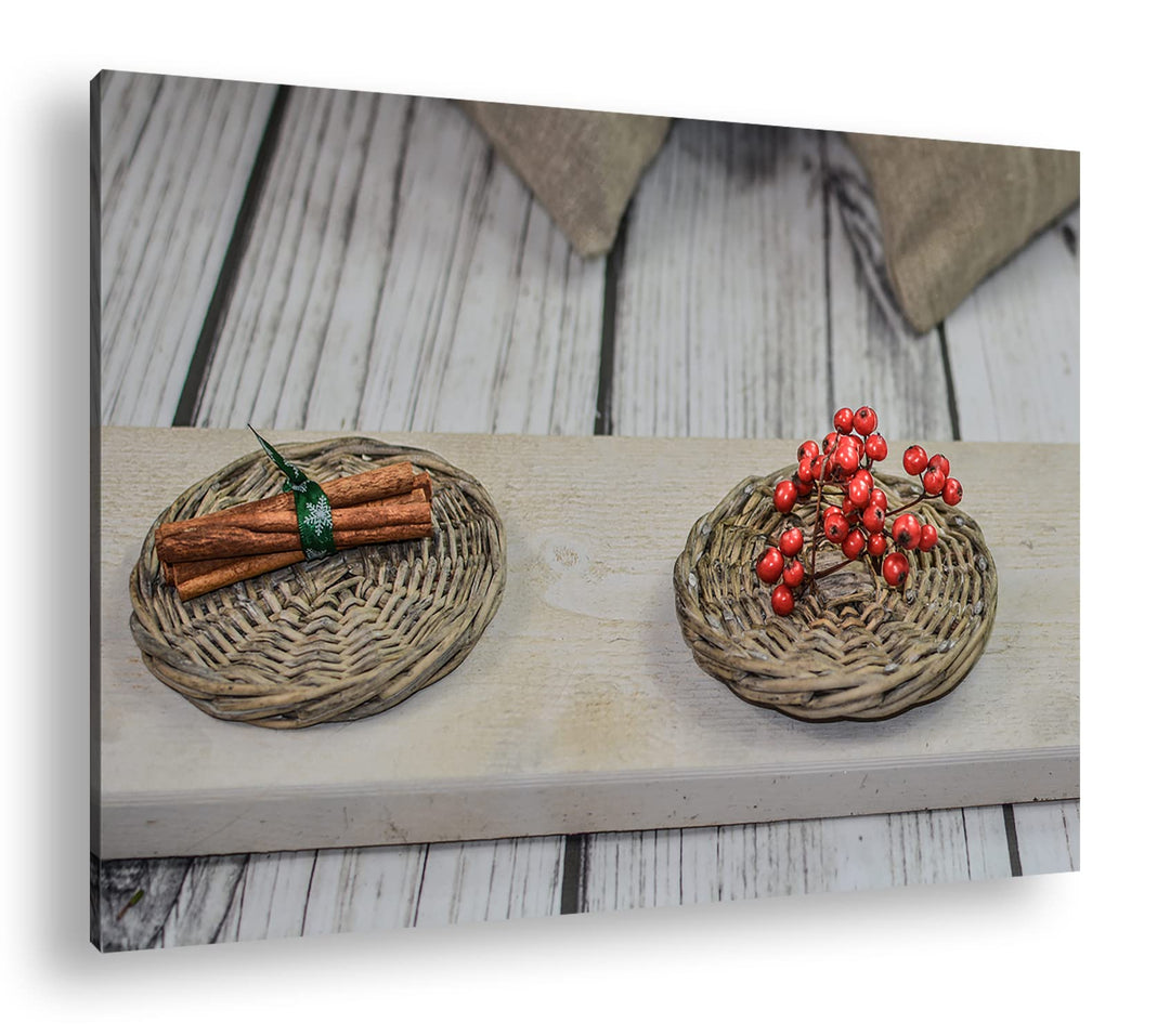 deyoli Geschenke des Herbstes Format: 80x60 als Leinwandbild, Motiv fertig gerahmt auf Echtholzrahme