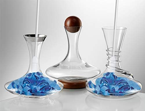 CleanTwister Karaffen und Vasentrockner Dekanterreiniger Farbe: blau
