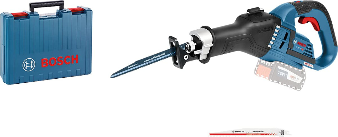 Bosch Professional 18V System Akku Säbelsäge GSA 18V-32 (230 mm Schnitttiefe in Holz, inkl. 1x Sägeb