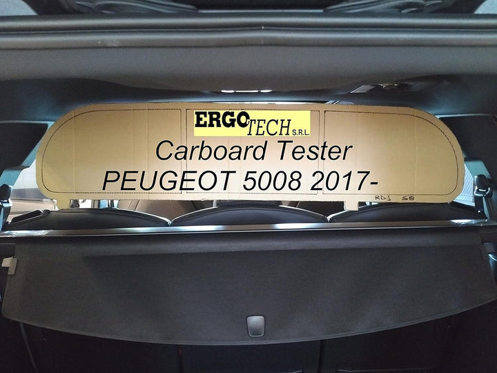 ERGOTECH Trennnetz Trenngitter für Peugeot 5008 (ab BJ 2017), RDA65-S8, für Hunde und Gepäck