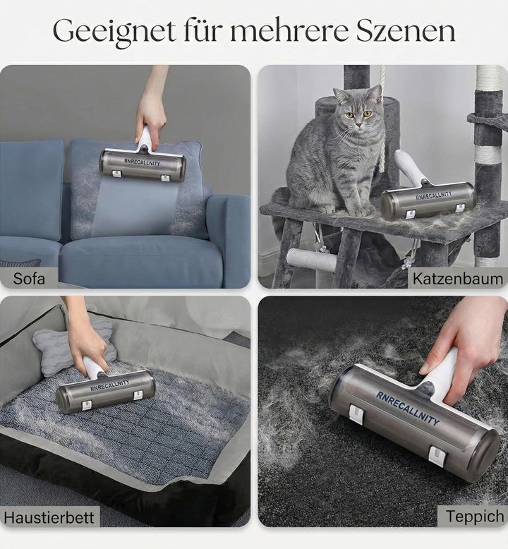 Tierhaarentferner für Sofa, Kleidung, Teppich & Auto – Wiederverwendbare Bürste & Fusselbürste für H